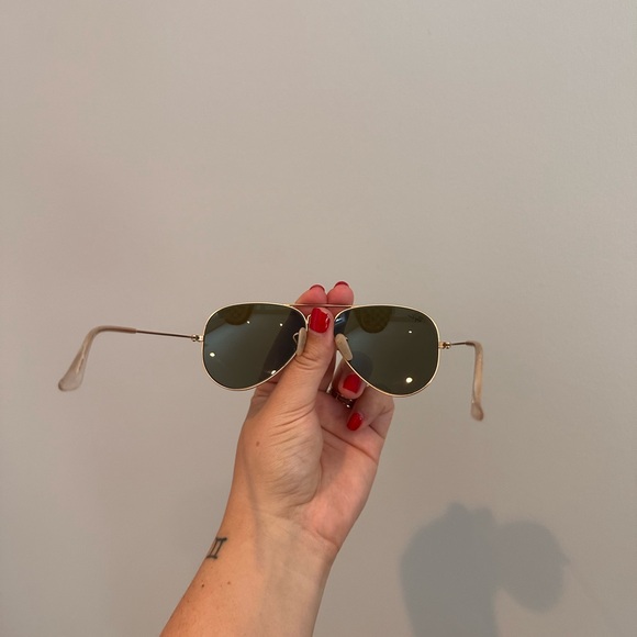 Ray-Ban Aviator Flash Lenses Sunglasses - BLUE - Picture 5 of 12